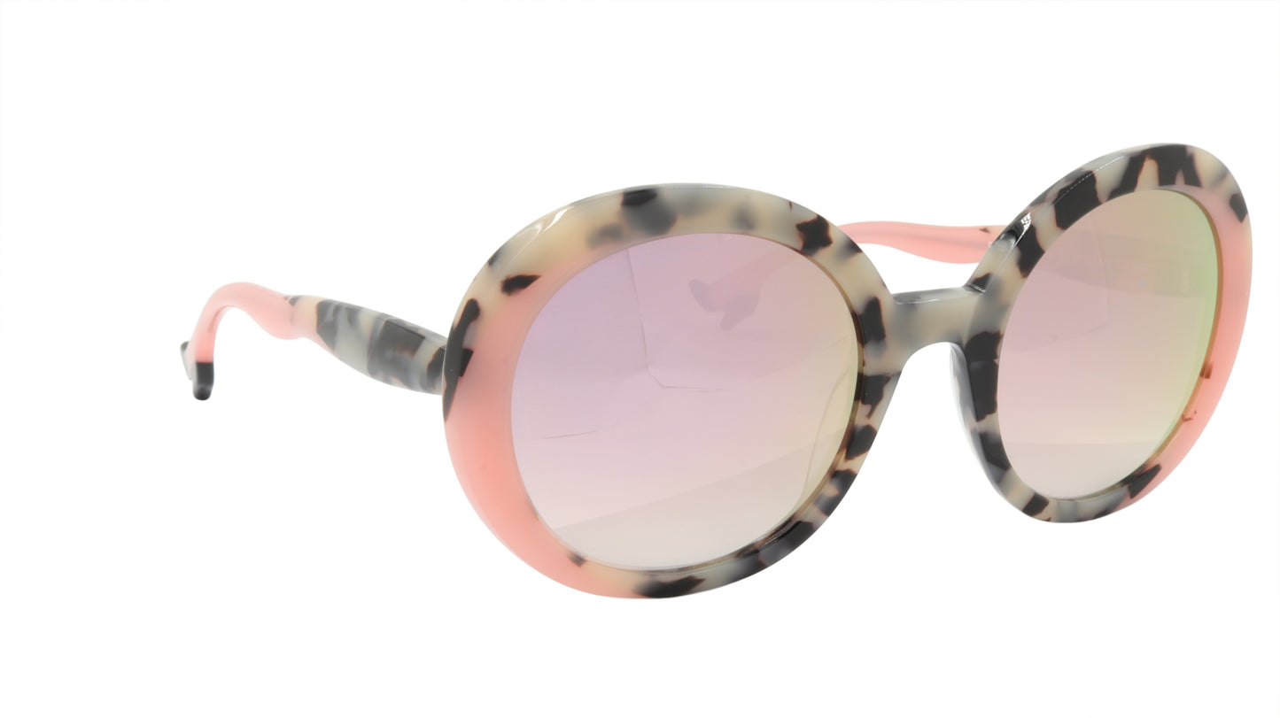 Face A Face Sunglasses Frame BOCCA MOON 1 Col. 7407 Acetate Pink Camofaluge