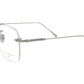 Paul Vosheront Soft Rectangle Silver Eyeglasses with Swarovski Crystals