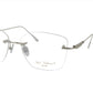 Paul Vosheront Eyeglasses Frame Silver Metal Acetate Gems Italy PV390 C3
