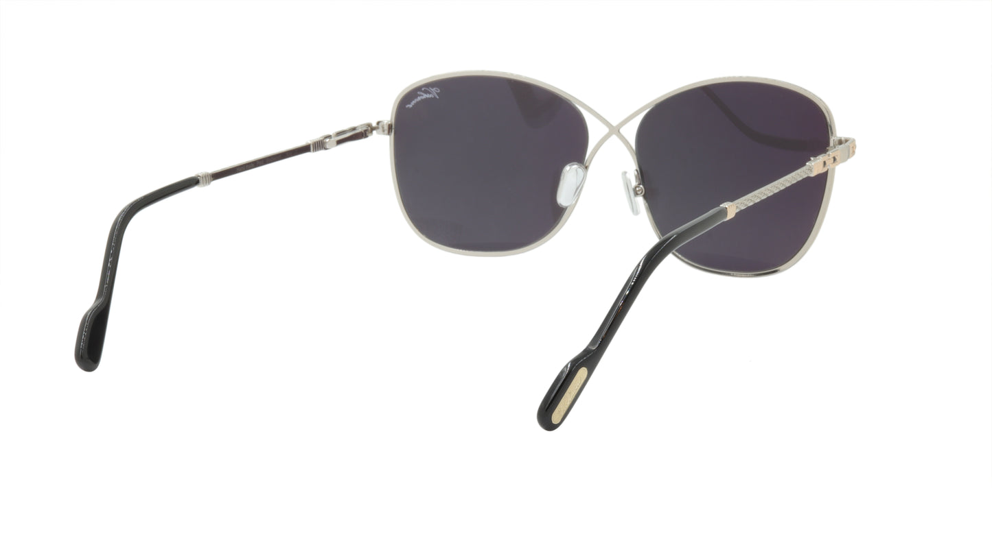 Paul Vosheront Sunglasses Gold Plated Metal Acetate Mirror Italy PV394S C2