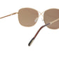 Paul Vosheront Sunglasses Gold Plated Metal Acetate Mirror Italy PV394S C1