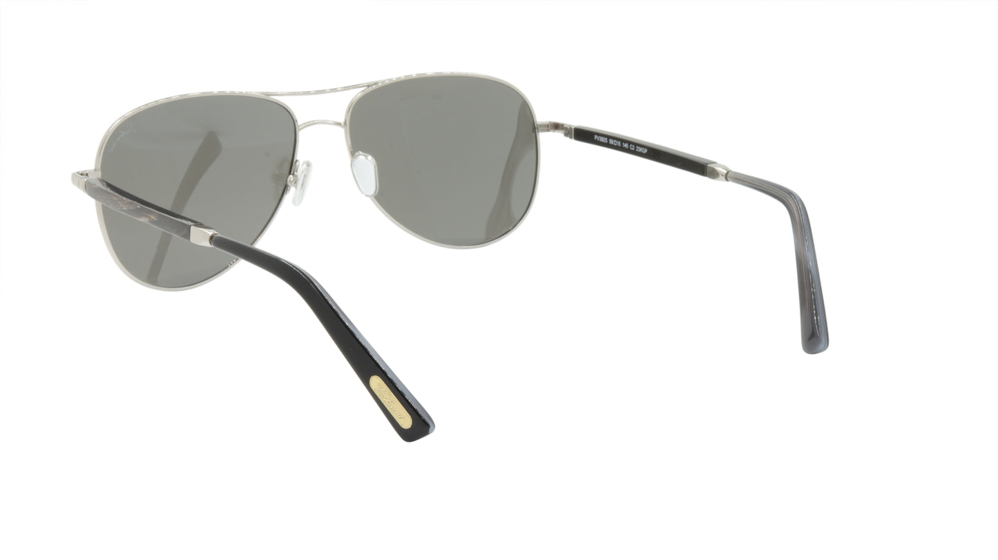 Paul Vosheront Sunglasses Gold Plated Metal Horn Acetate Mirror Italy PV392S C2