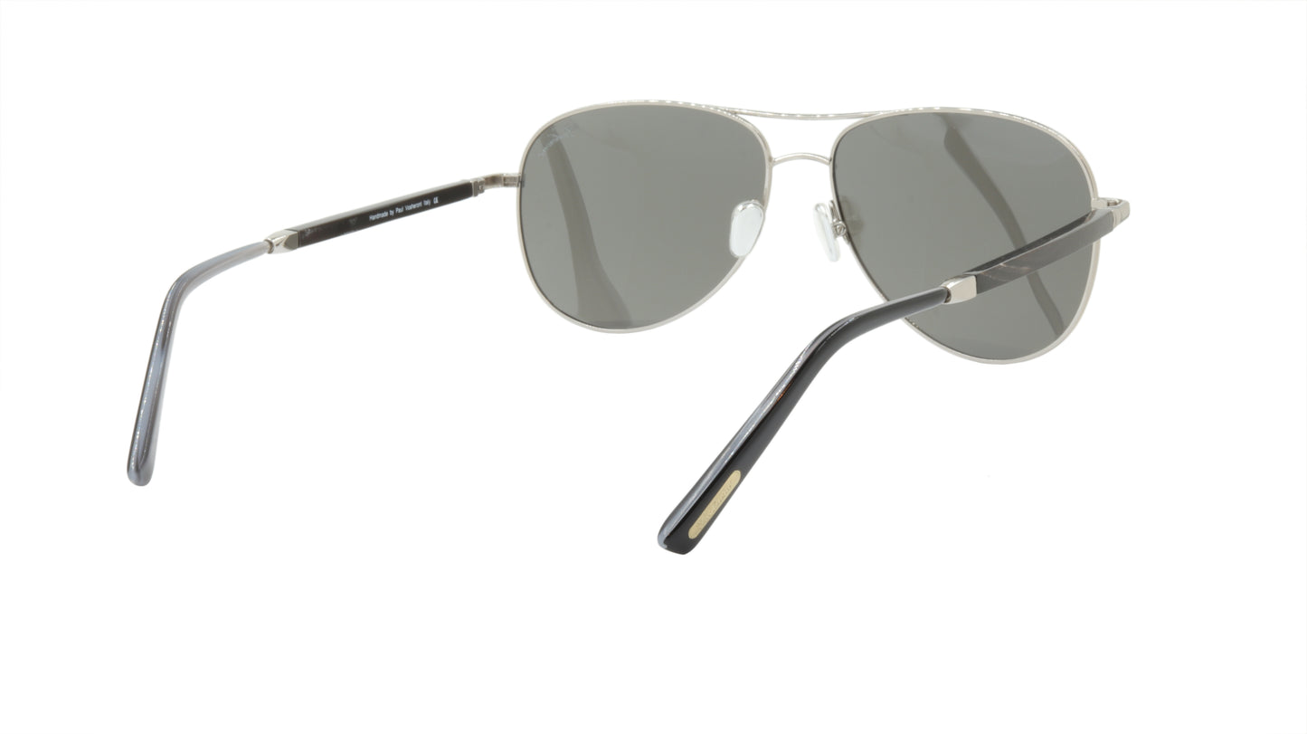Paul Vosheront Sunglasses Gold Plated Metal Horn Acetate Mirror Italy PV392S C2