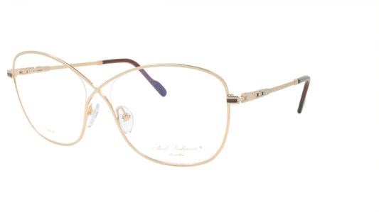 Paul Vosheront Criss Cross Gold Acetate Optical Frame PV394 C1