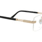 Paul Vosheront Eyeglasses Frame Gold Plated Titanium Acetate Italy PV378 C1