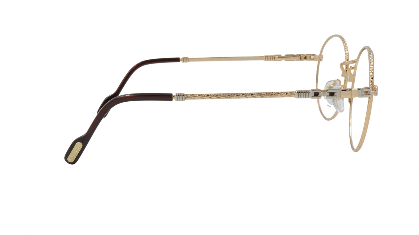 Paul Vosheront Round Gold Acetate Optical Frame PV382 C1