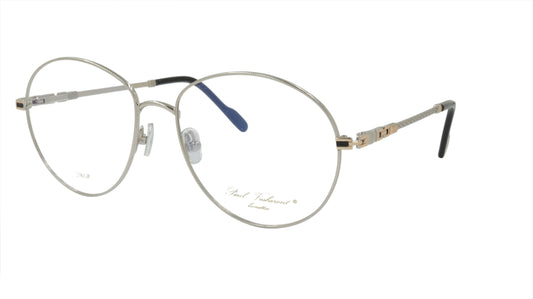 Paul Vosheront Rounded Silver Acetate Optical Frame PV383 C2