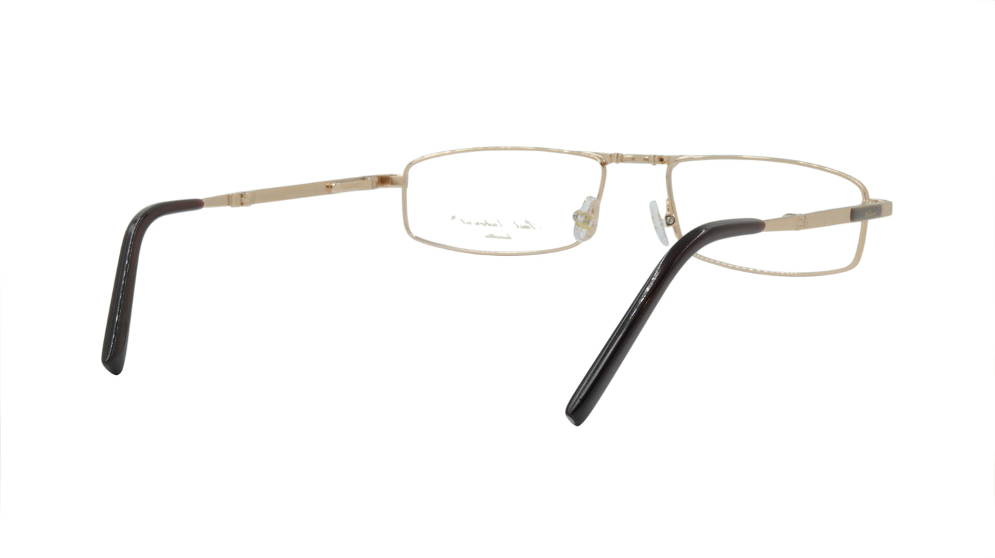 Paul Vosheront Rectangle Gold Acetate Optical Frame PV257 C1