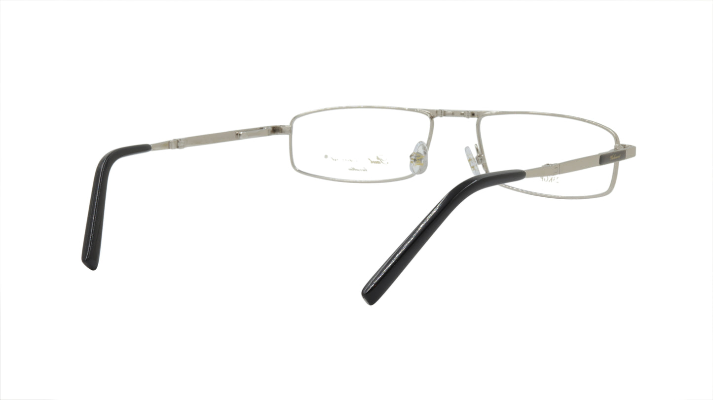 Paul Vosheront Rectangle Silver Acetate Optical Frame PV257 C2