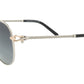 Paul Vosheront Sunglasses Gold Plated Metal Acetate Polarized Italy PV3438S C1