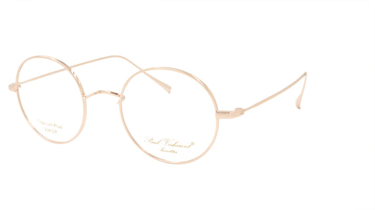 Paul Vosheront Round Gold Acetate Optical Frame PV501 C1