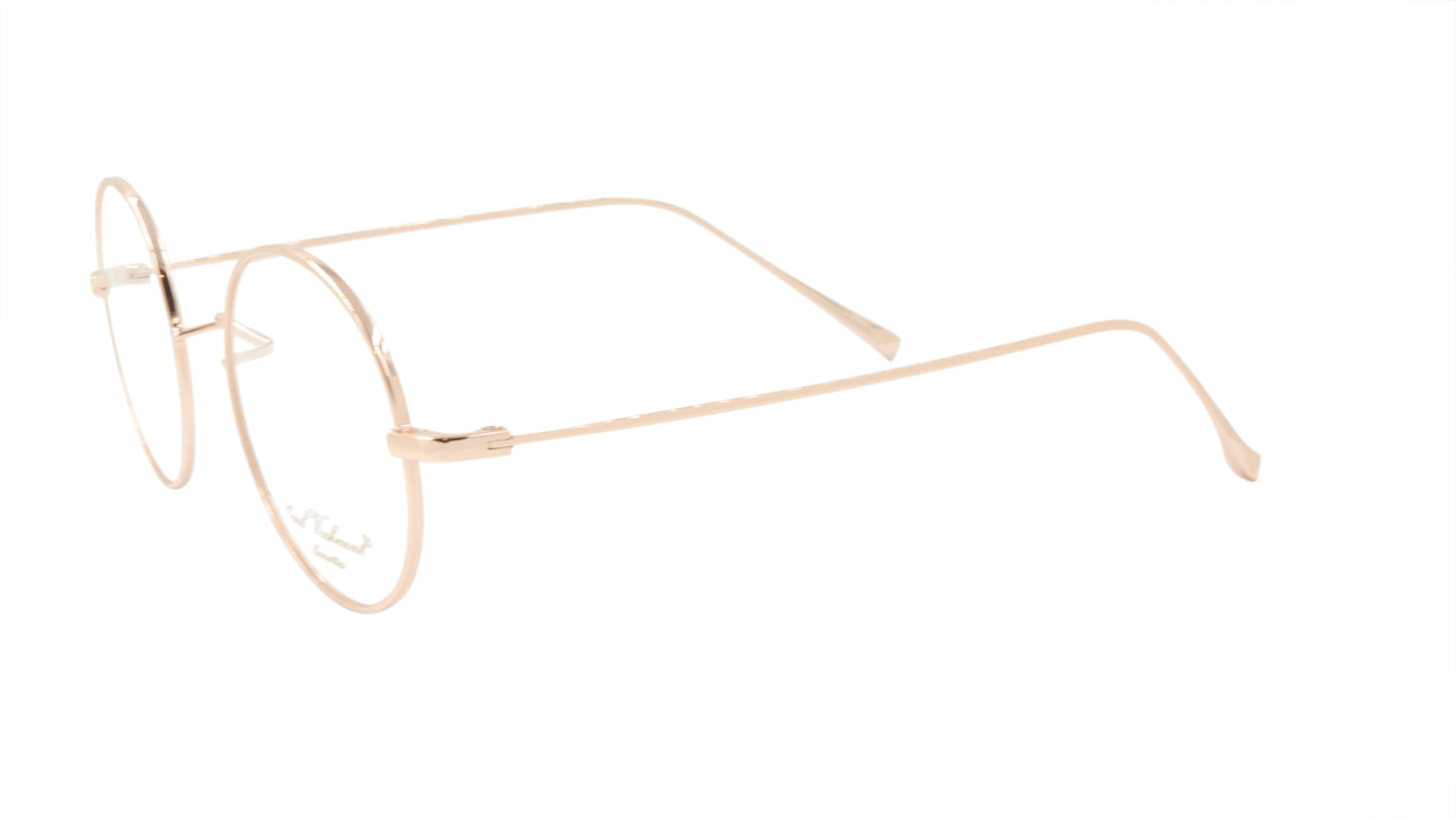 Paul Vosheront Round Gold Acetate Optical Frame PV501 C1