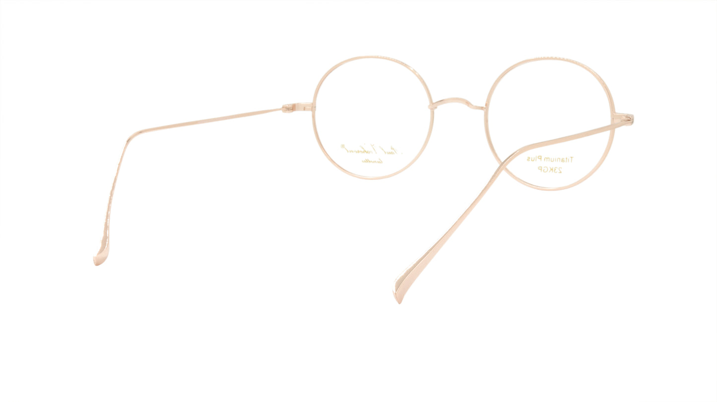 Paul Vosheront Round Gold Acetate Optical Frame PV501 C1