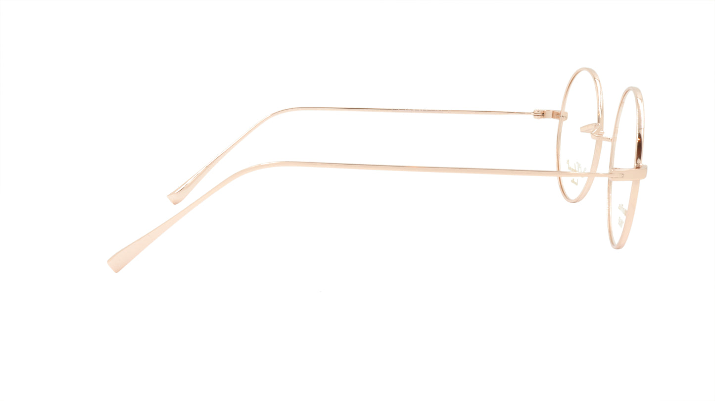 Paul Vosheront Round Gold Acetate Optical Frame PV501 C1