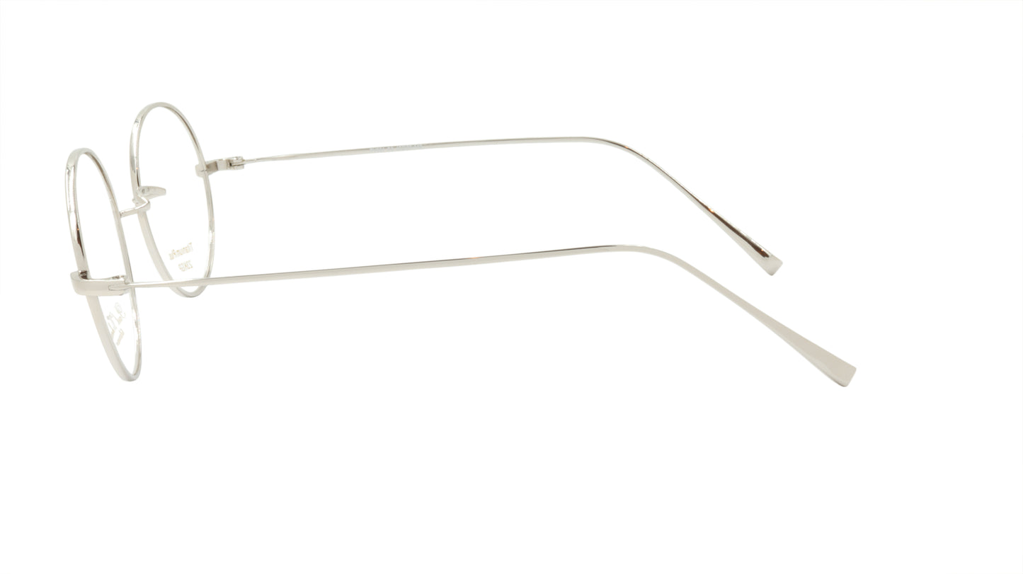 Paul Vosheront Round Silver Metal Optical Frame PV501 C2