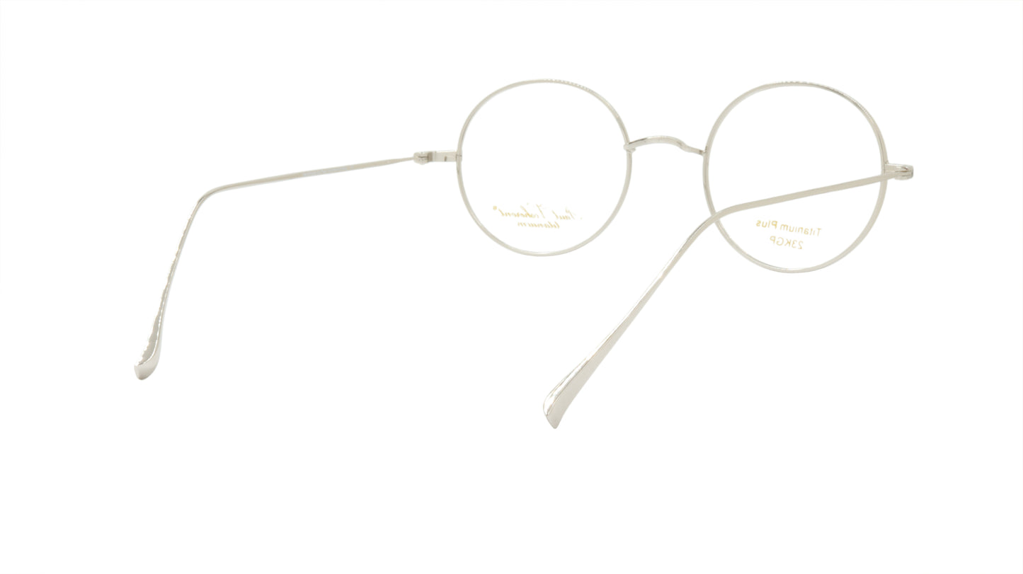 Paul Vosheront Round Silver Metal Optical Frame PV501 C2