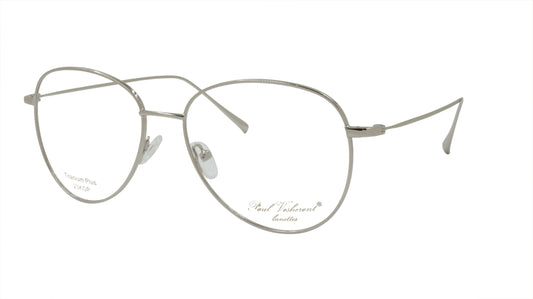 Paul Vosheront Aviator Style Silver Metal Optical Frame PV505 C2