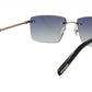 Paul Vosheront Sunglasses Gold Plated Metal Acetate Gradient Italy PV601S C2