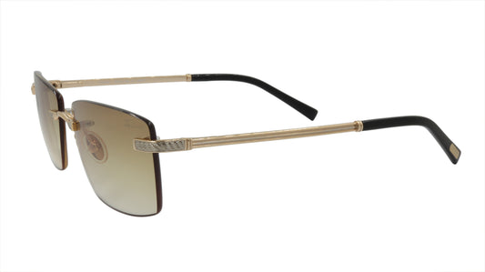 Paul Vosheront Sunglasses Gold Plated Metal Acetate Gradient Italy PV604S C1