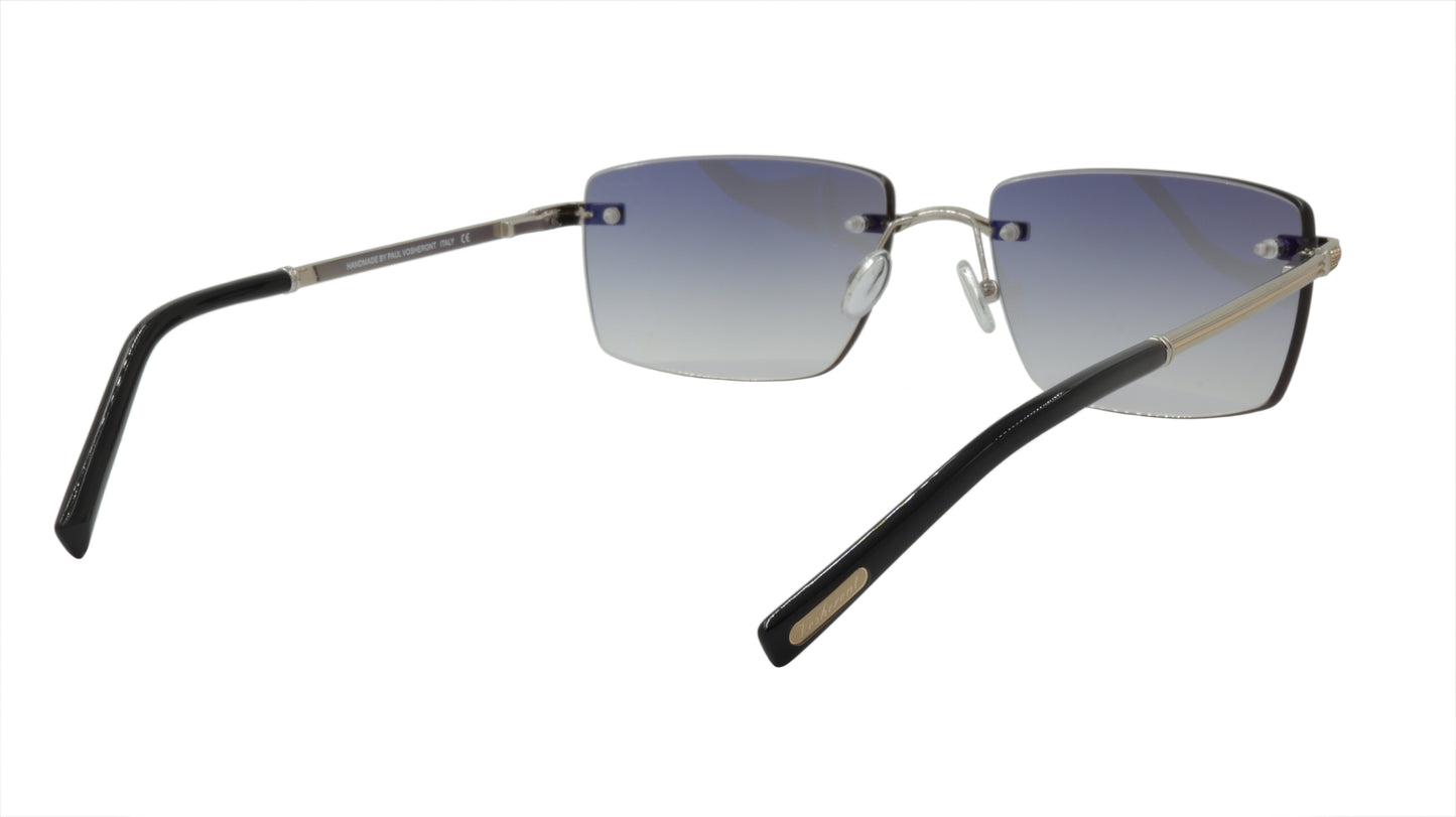 Paul Vosheront Sunglasses Gold Plated Metal Acetate Gradient Italy PV604S C2