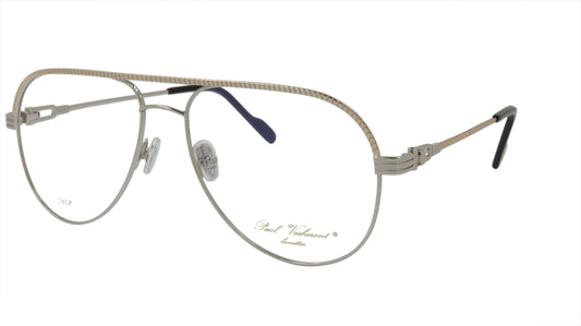 Paul Vosheront Aviator Style Gold & Silver Acetate Optical Frame PV395 C2