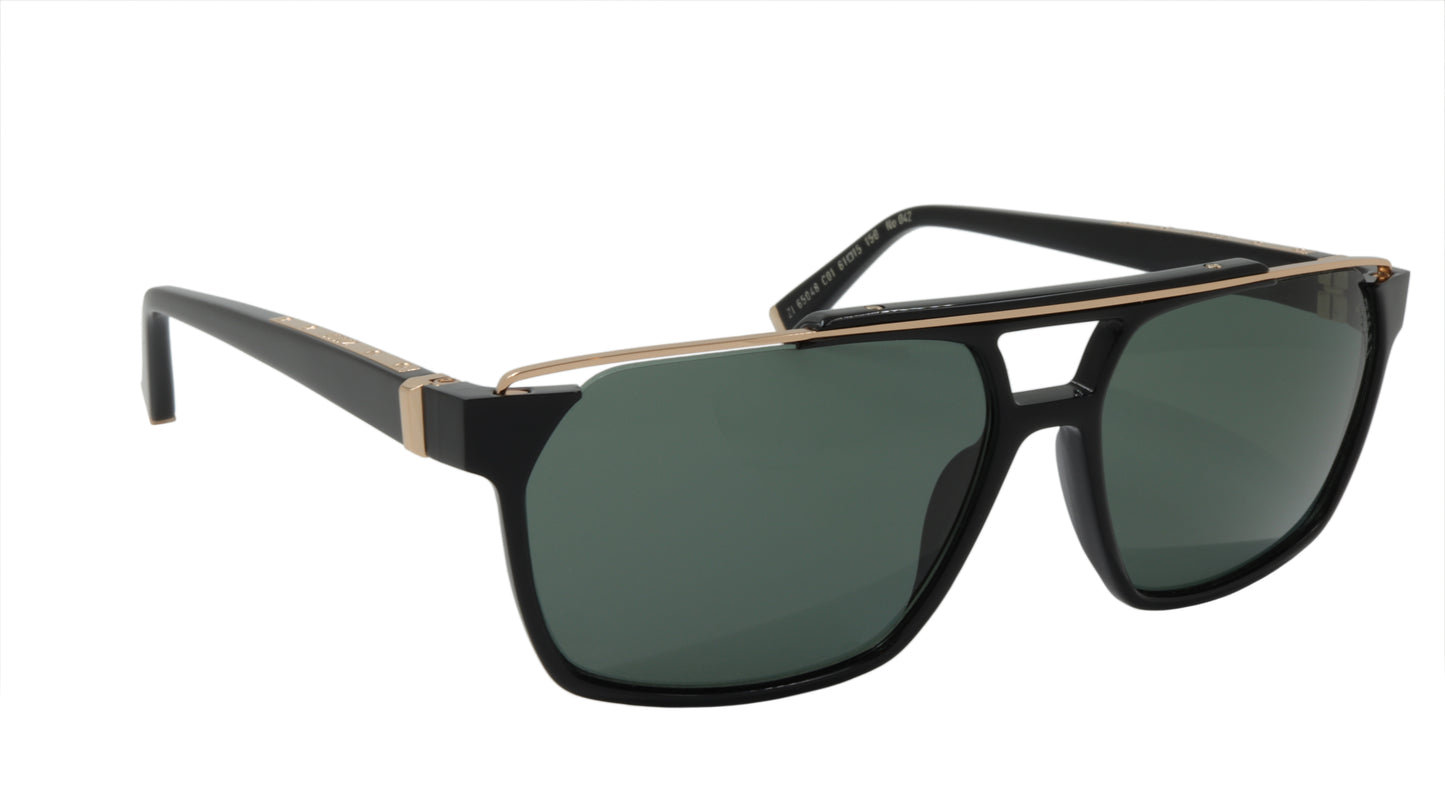 ZILLI Sunglasses Uniquely Crafted of Titanium and Acetate in Contrasting Colors