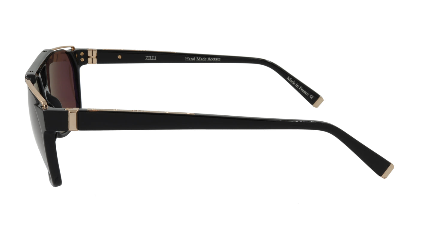 ZILLI Sunglasses Titanium Acetate Polarized France Handmade ZI 65048 C02