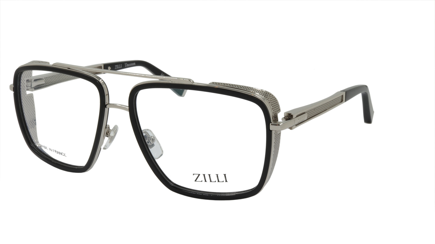 ZILLI Eyeglasses Frame Titanium Acetate France Made ZI 60049 C02