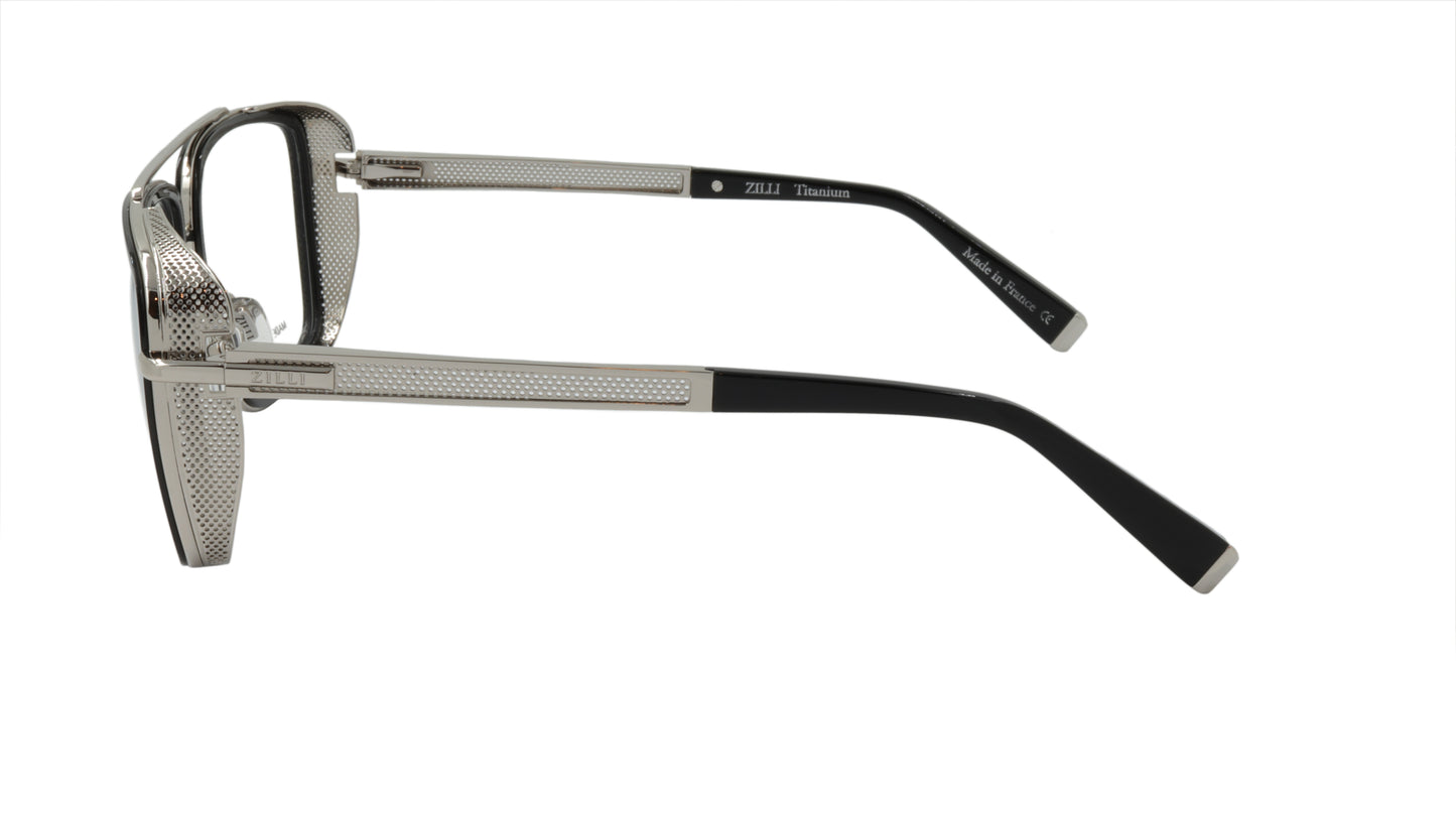 ZILLI Eyeglasses Frame Titanium Acetate France Made ZI 60049 C02