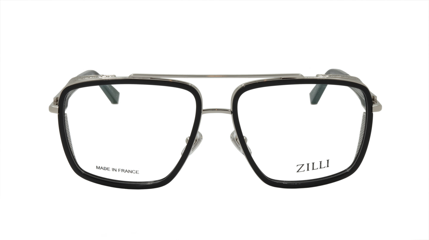 ZILLI Eyeglasses Frame Titanium Acetate France Made ZI 60049 C02
