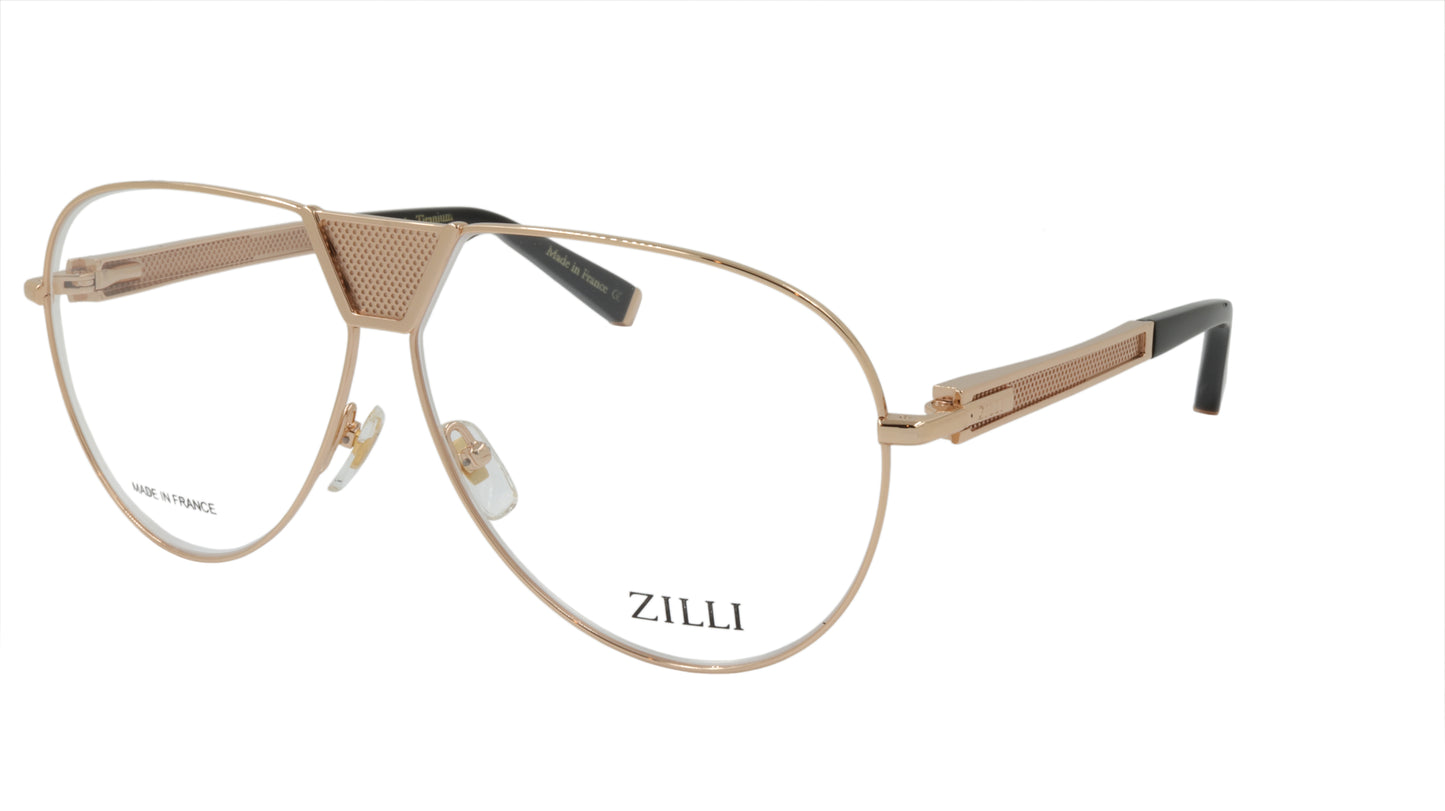 ZILLI Eyewear Made with High Quality Titanium in Aviator Style