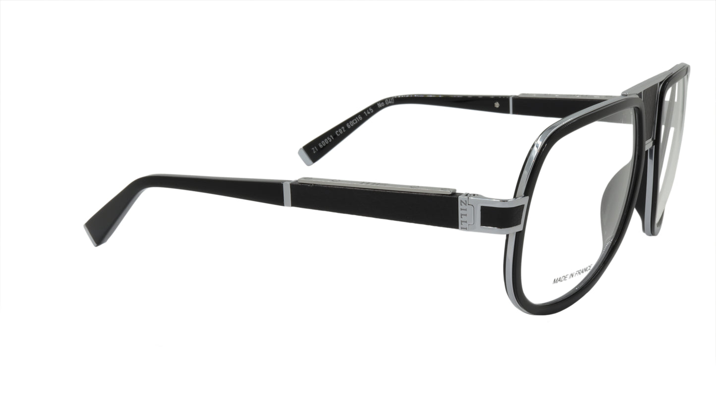 ZILLI Eyewear Handcrafted in France of Titanium and Leather