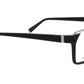 ZILLI Eyewear in Black and Silver Titanium and Acetate ZI 60053 C02