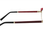 GOLD & WOOD Eyewear with Red Wood Accented in Gold