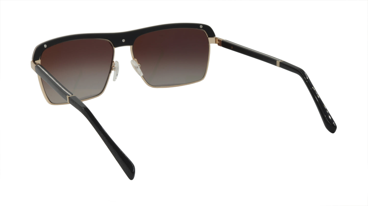 GOLD & WOOD Sunglasses Combines Wood and Metal with Gold Accents