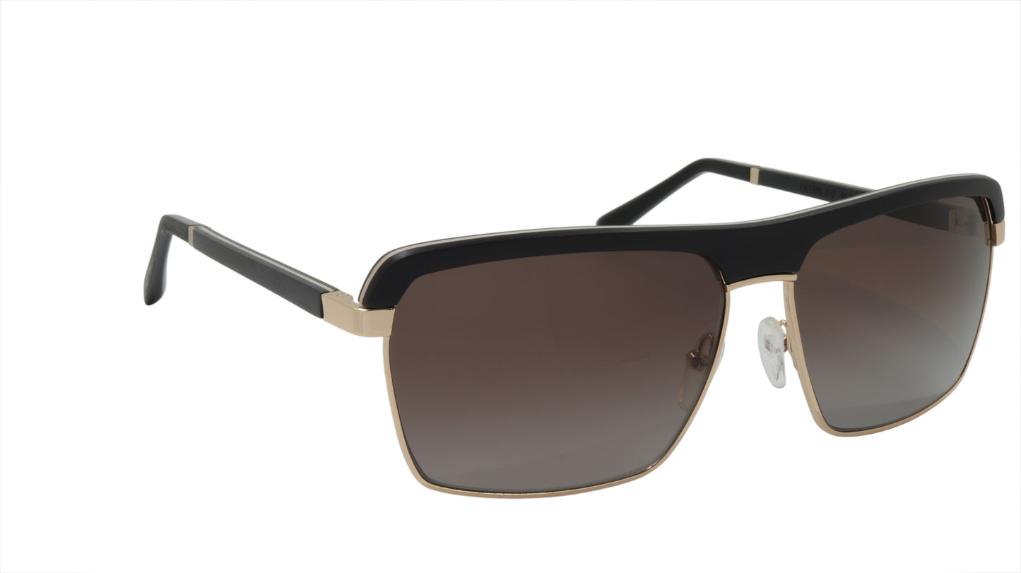 GOLD & WOOD Sunglasses Combines Wood and Metal with Gold Accents