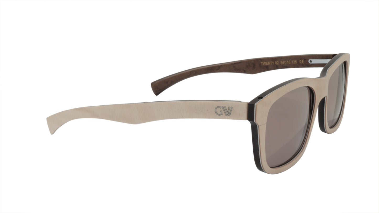 GOLD & WOOD Sunglasses Made from Specialty Wood