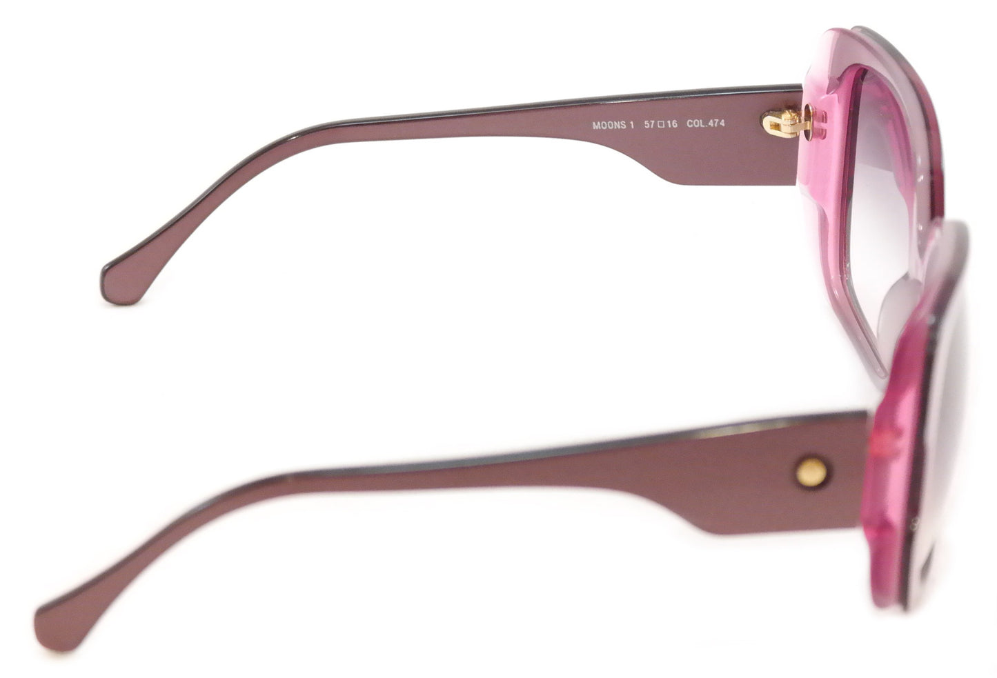 Face A Face Sunglasses Frame Paris Moons 1 474 Violet Plastic Italy Hand Made - Frame Bay
