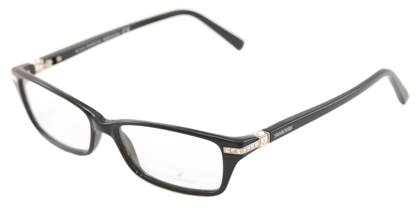 Swarovski Eyeglasses Frame Candid SW5081 001 Black Plastic Italy Made 53-15-135 - Frame Bay
