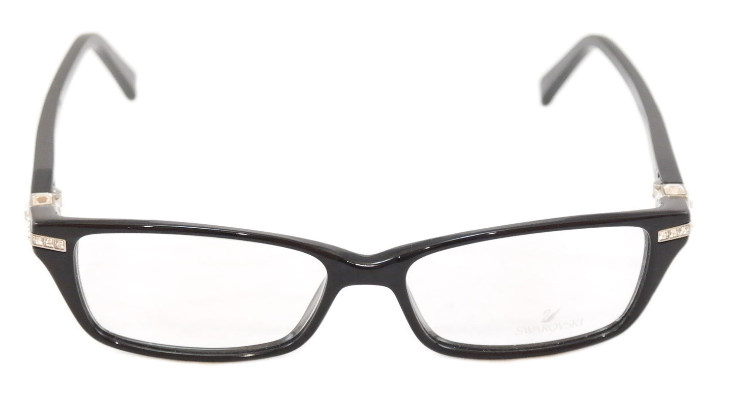Swarovski Eyeglasses Frame Candid SW5081 001 Black Plastic Italy Made 53-15-135 - Frame Bay