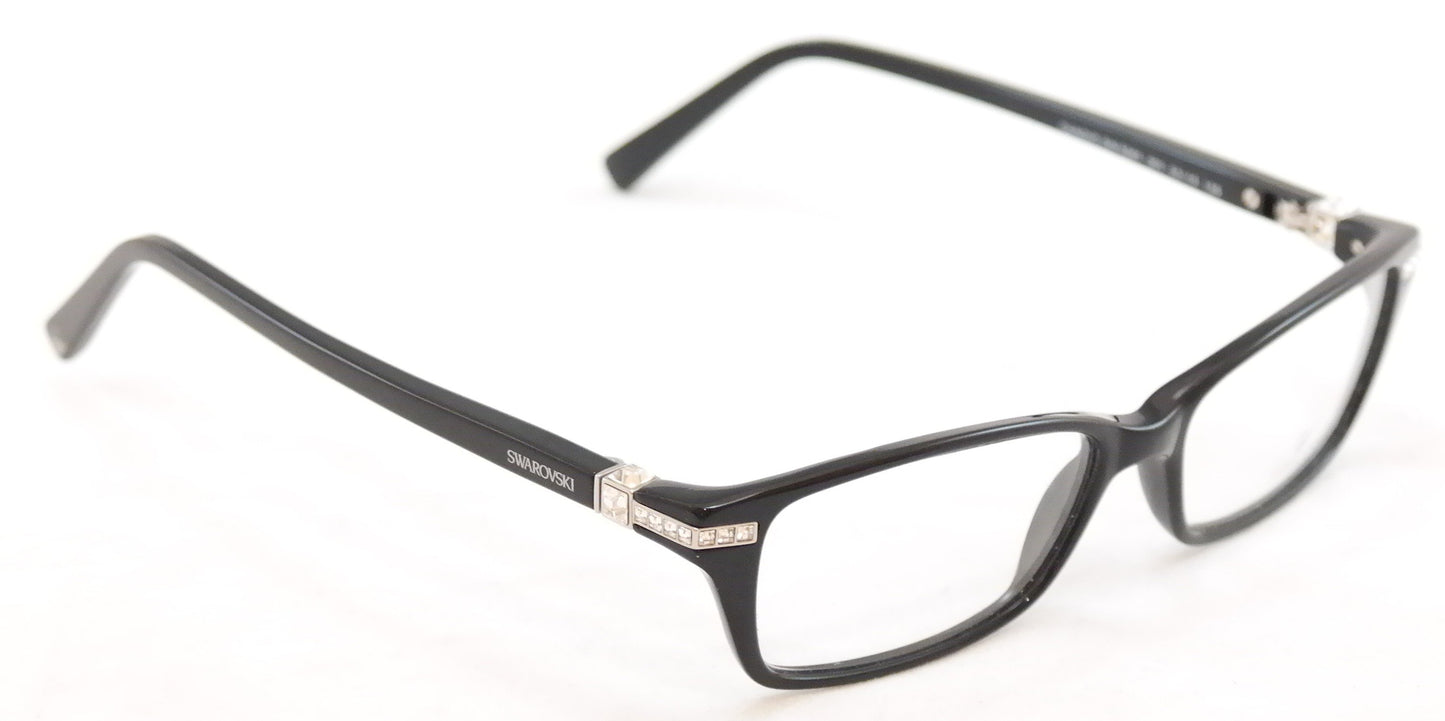 Swarovski Eyeglasses Frame Candid SW5081 001 Black Plastic Italy Made 53-15-135 - Frame Bay