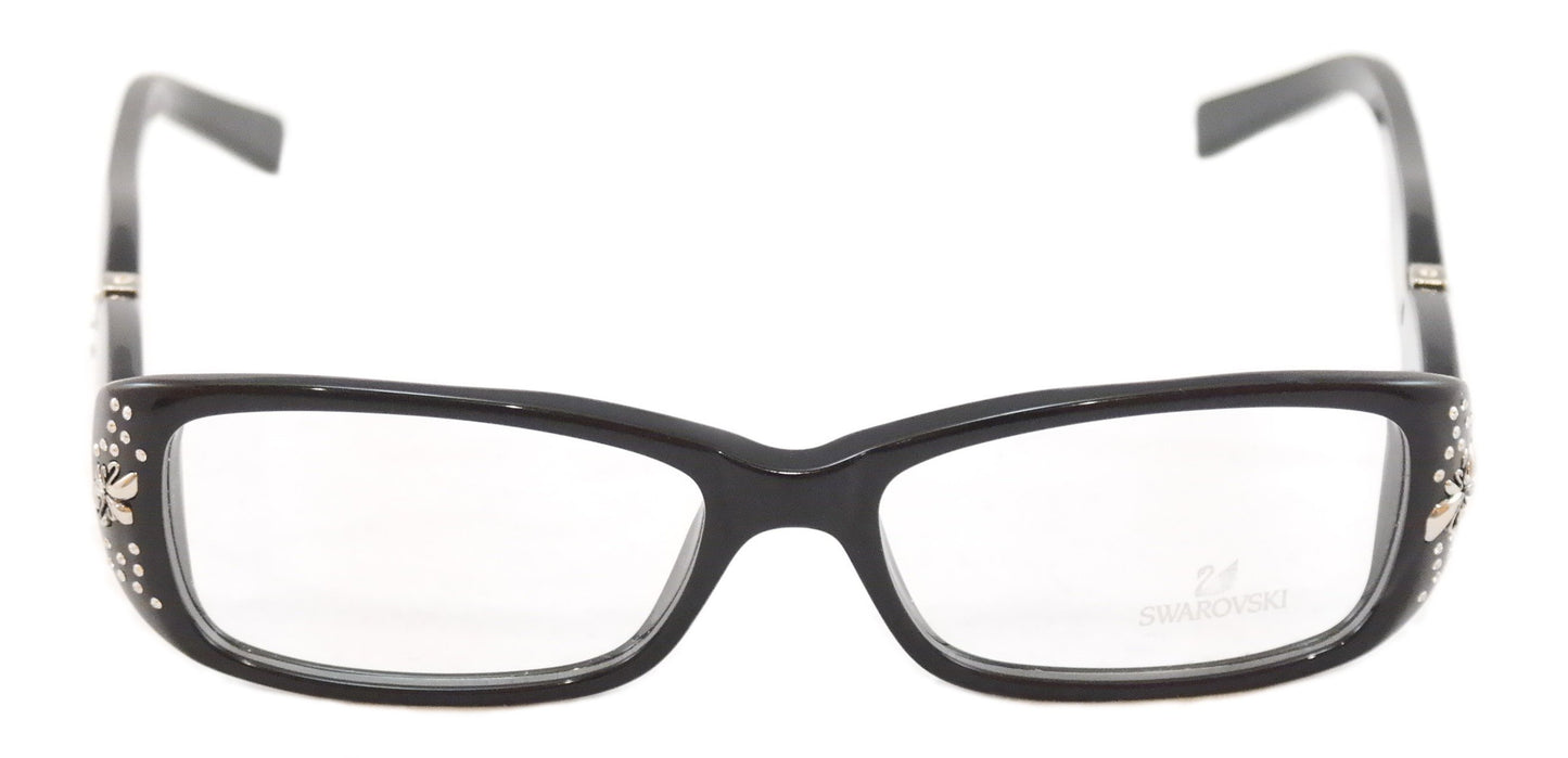Swarovski Eyeglasses Frame Brooklyn SW5057 Black Plastic Italy Made 53-15-135 - Frame Bay