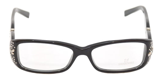 Swarovski Eyeglasses Frame Brooklyn SW5057 Black Plastic Italy Made 53-15-135 - Frame Bay