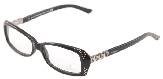 Swarovski Eyeglasses Frame Bourgeois SW5055 Black Plastic Italy Made 54-15-140 - Frame Bay