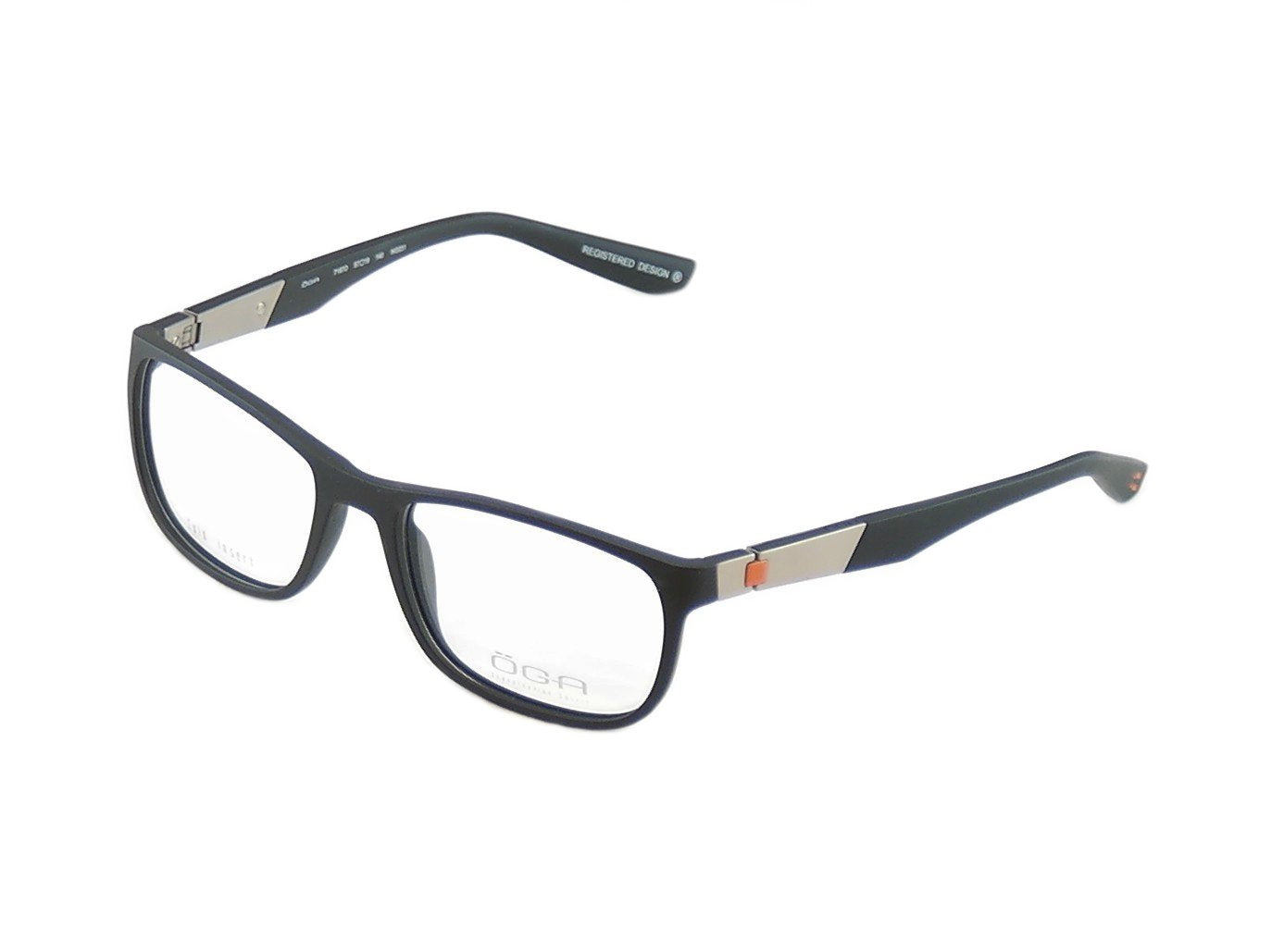 OGA Morel Eyeglasses Frame 71970 NG031 Matte Black Plastic France Made 57-19-140 - Frame Bay