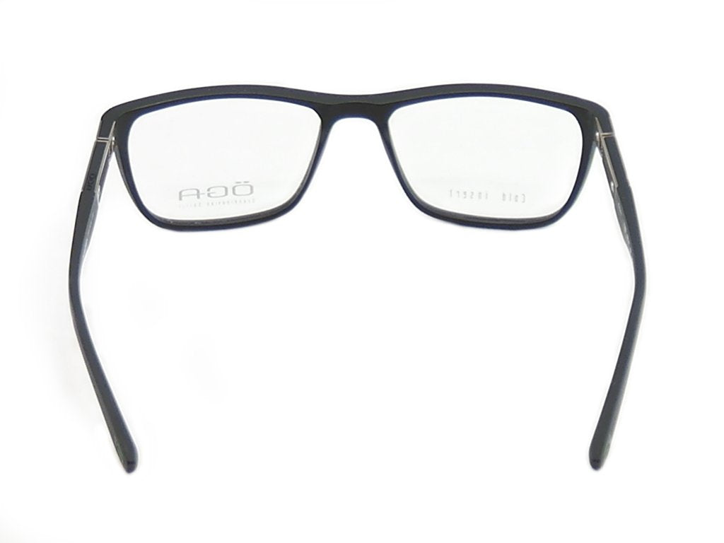 OGA Morel Eyeglasses Frame 71950 NG011 Matte Black Plastic France Made 53-17-135 - Frame Bay