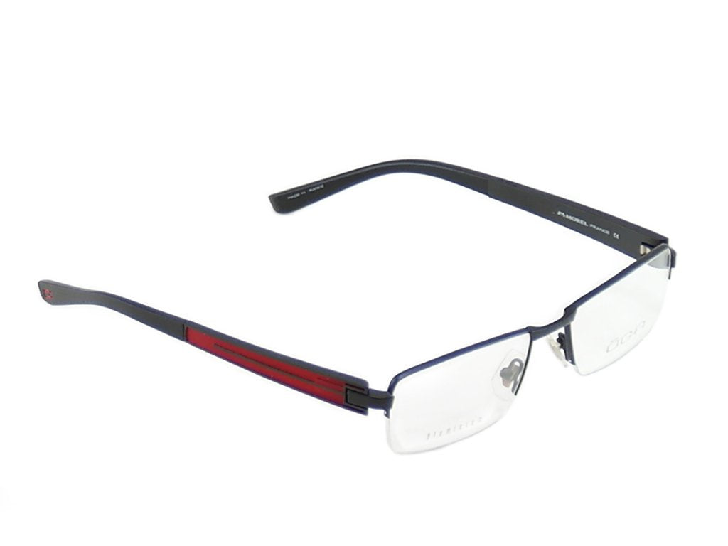 OGA Morel Eyeglasses Frame 74140 NR050 Matte Black Plastic Metal France Made - Frame Bay