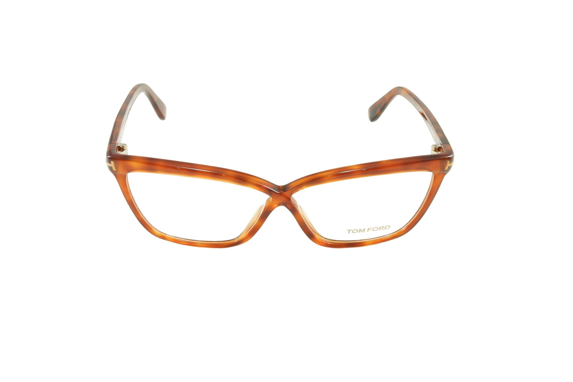 Tom Ford Eyeglasses Frame TF5267 053 Light Havana Brown Italy Made - Frame Bay