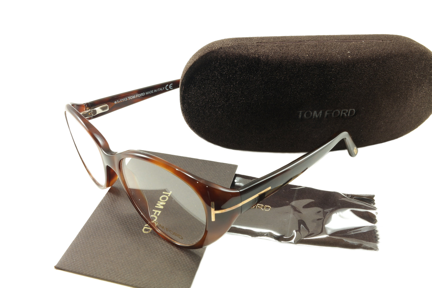 Tom Ford Eyeglasses Frame TF5245 052 Havana Brown Italy Made 53-15-135 - Frame Bay