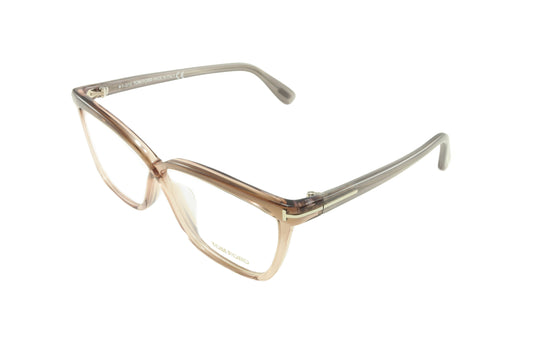 Tom Ford Eyeglasses Frame TF4267 074 Transparent Brown Italy 56-12-135 - Frame Bay